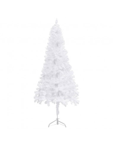 Albero di Natale Artificiale ad Angolo Bianco 240 cm PVC