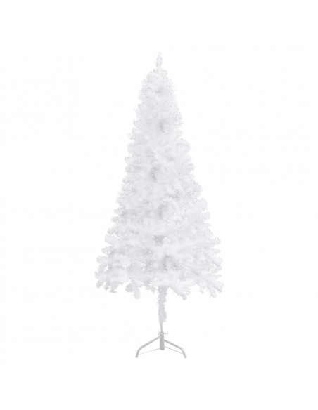 Albero di Natale Artificiale ad Angolo Bianco 240 cm PVC