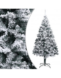 Albero di Natale Artificiale con Neve Verde 300 cm PVC 2