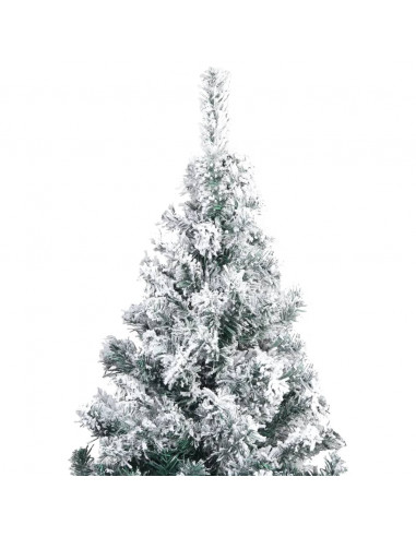 Albero di Natale Artificiale con Neve Verde 300 cm PVC