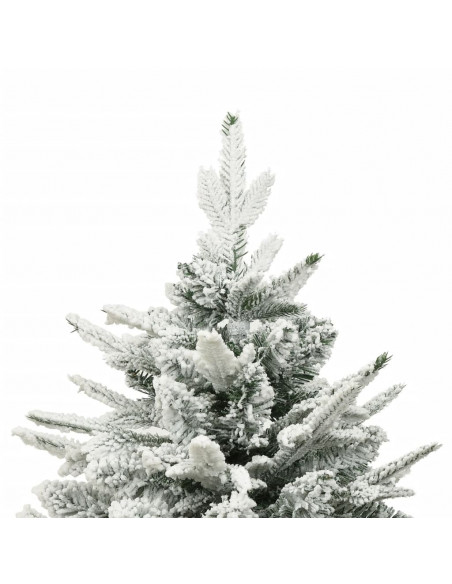Albero di Natale Artificiale con Neve Verde 150 cm PVC e PE