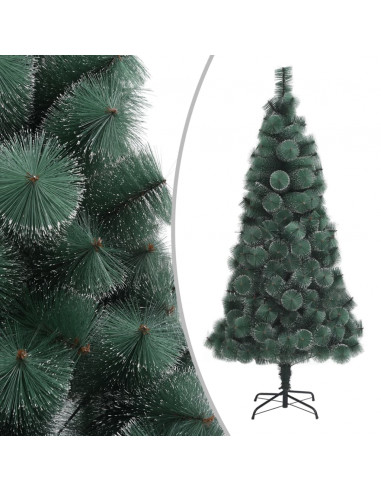 Albero di Natale Artificiale con Supporto Verde 210 cm PET