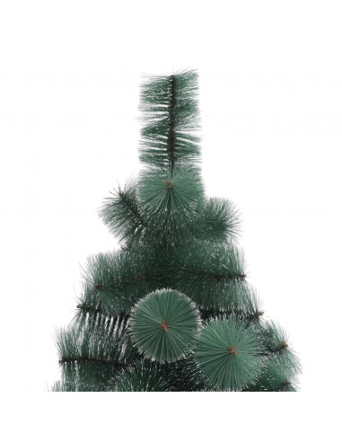 Albero di Natale Artificiale con Supporto Verde 210 cm PET