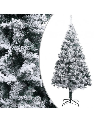 Albero Natale Artificiale con Neve Verde 400 cm in PVC