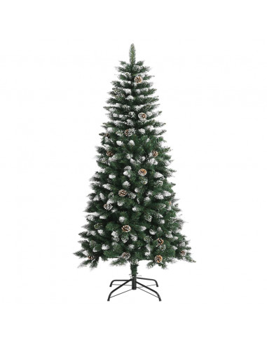 Albero di Natale Artificiale con Base Verde 120 cm PVC