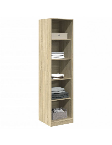 Armadio Rovere Sonoma 50x50x200 cm in Legno Multistrato