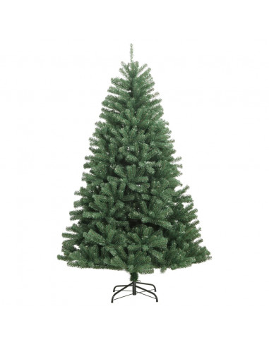 Albero di Natale Artificiale Incernierato con Base Verde 120 cm