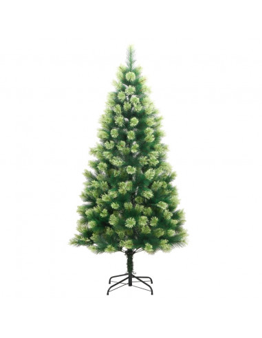 Albero di Natale Artificiale Incernierato con Base 180 cm