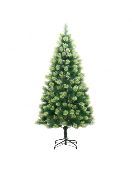 Albero di Natale Artificiale Incernierato con Base 180 cm