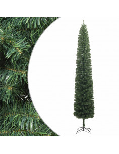 Albero di Natale Sottile con Base 300 cm in PVC 2