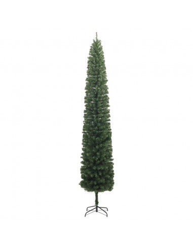 Albero di Natale Sottile con Base 300 cm in PVC