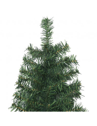 Albero di Natale Sottile con Base 300 cm in PVC