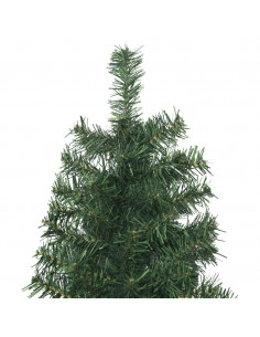 Albero di Natale Sottile con Base 270 cm in PVC 2