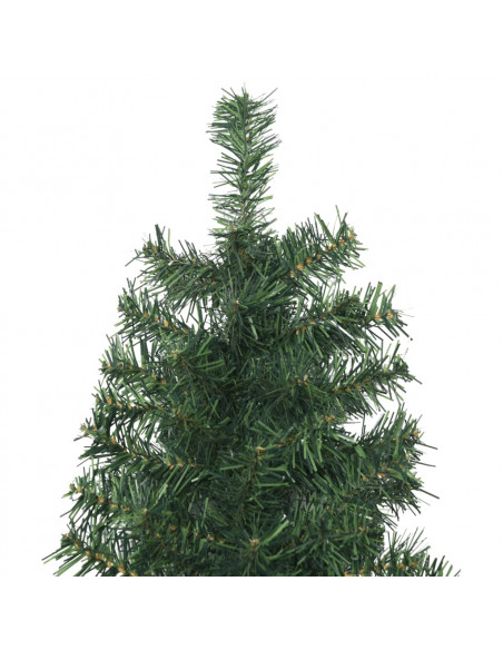 Albero di Natale Sottile con Base 270 cm in PVC