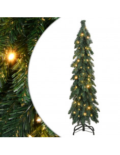Albero di Natale Artificiale Preilluminato con 80 LED 150 cm 2
