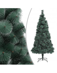Albero di Natale Artificiale con Supporto Verde 180 cm PET 2