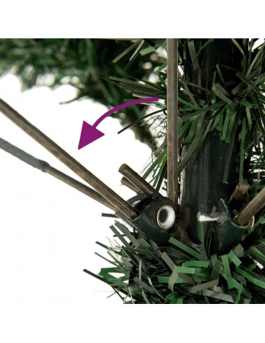 Albero di Natale Artificiale con Base 180 cm PVC