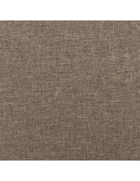 Giroletto senza Materasso Tortora 200x200 cm in Tessuto