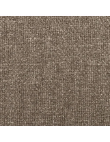 Giroletto con Testiera Grigio Tortora 200x200 cm in Tessuto