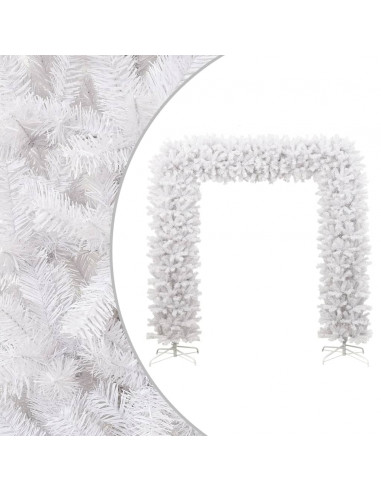 Albero di Natale ad Arco Bianco 240 cm