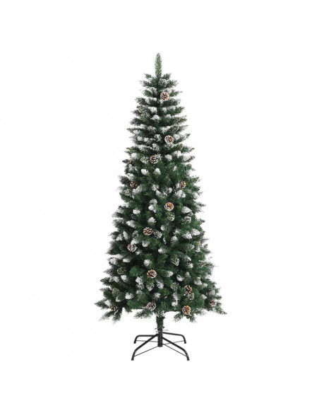 Albero di Natale Artificiale con Base Verde 150 cm PVC