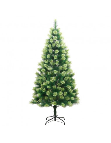 Albero di Natale Artificiale Incernierato con Base 210 cm