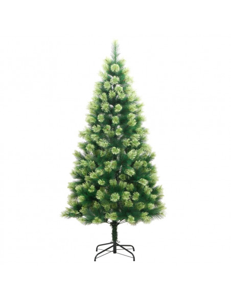 Albero di Natale Artificiale Incernierato con Base 210 cm
