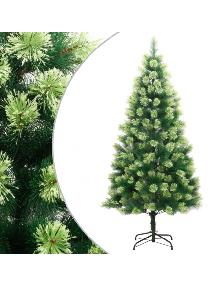 Albero di Natale Artificiale Incernierato con Base 150 cm