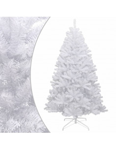Albero Natale Artificiale Incernierato con Neve Fioccata 120 cm 2