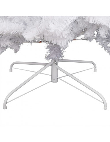 Albero Natale Artificiale Incernierato con Neve Fioccata 120 cm