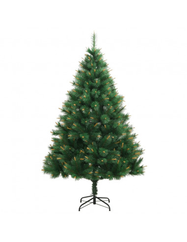 Albero di Natale Artificiale Incernierato con Base 210 cm