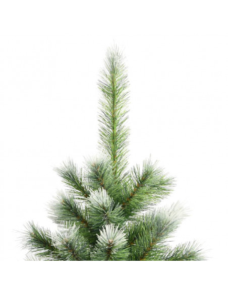 Albero Natale Artificiale Incernierato con Neve Fioccata 240 cm