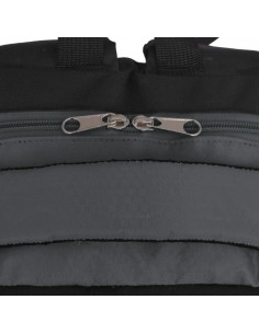 Zaino da Scuola 40 L Nero e Grigio