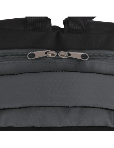 Zaino da Scuola 40 L Nero e Grigio