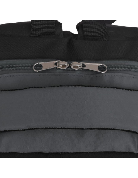 Zaino da Scuola 40 L Nero e Grigio