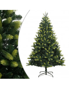 Albero di Natale Artificiale Incernierato con Base 120 cm 2