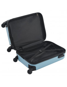 Trolley a Custodia Rigida Blu ABS