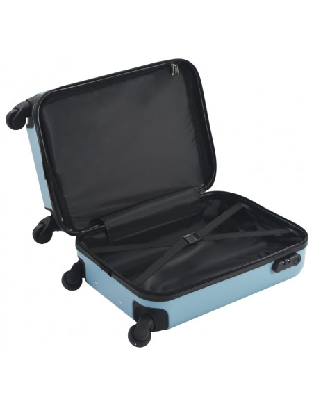 Trolley a Custodia Rigida Blu ABS