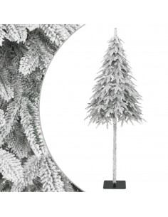 Albero di Natale Artificiale con Neve Fioccata 210 cm 2
