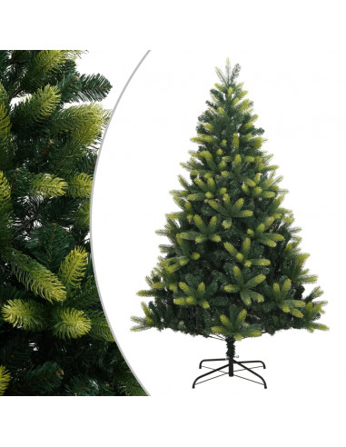 Albero di Natale Artificiale Incernierato con Base 180 cm