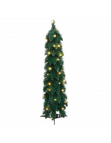 Albero di Natale Artificiale Preilluminato con 30 LED 60 cm