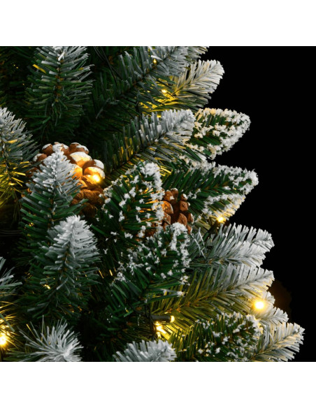 Albero di Natale Artificiale con 150 LED 120 cm