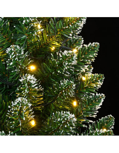 Albero di Natale Artificiale Sottile con 150 LED 150 cm