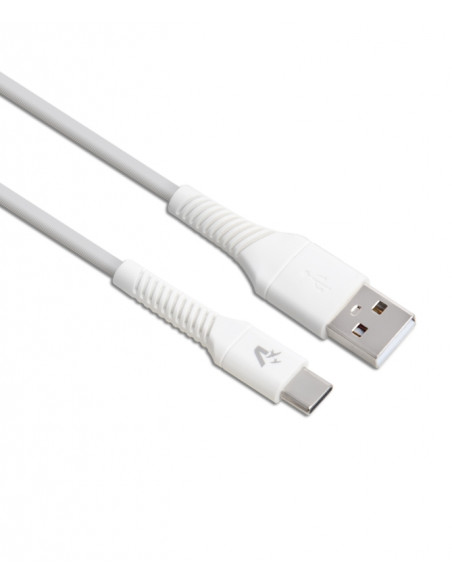 VULTECH CAVO SMARTPHONE USB to Type-C, 1,2m, 3.0A 60W, BIANCO