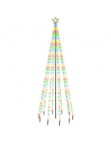 Albero di Natale con Puntale Colorato 310 LED 300 cm