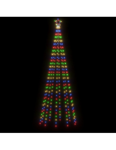 Albero di Natale con Puntale Colorato 310 LED 300 cm
