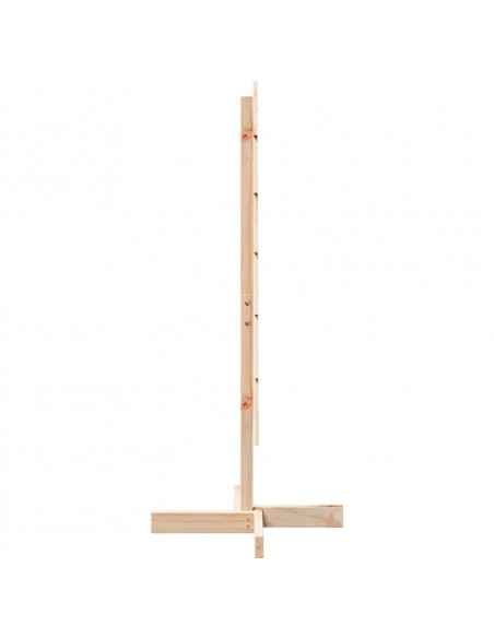 Albero di Natale Decorativo in Legno 110 cm in Legno Massello