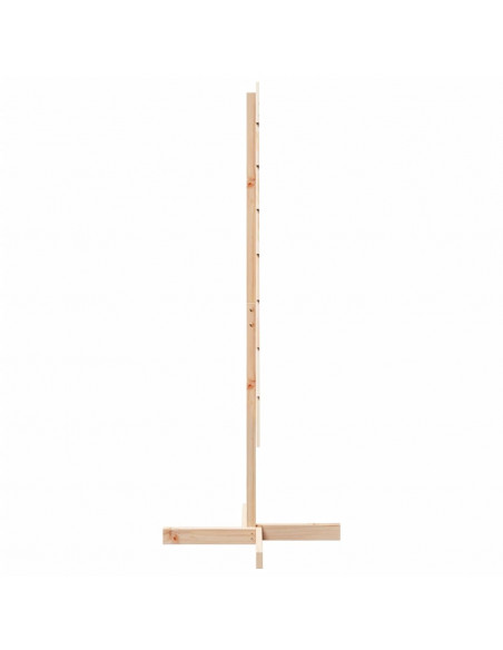 Albero di Natale Decorativo in Legno 150 cm in Legno Massello