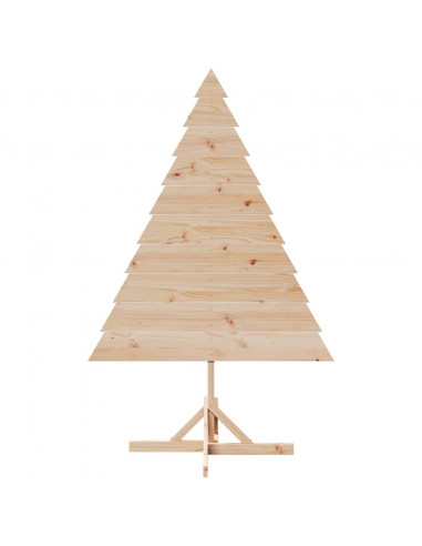 Albero di Natale Decorativo in Legno 180 cm in Legno Massello