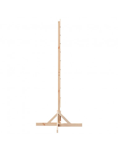 Albero di Natale Decorativo in Legno 180 cm in Legno Massello